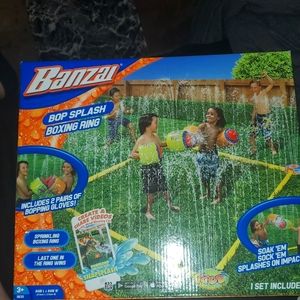 Banzai Bop splash  boxing ring